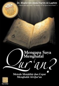 Mengapa Saya Menghafal Qur'an?