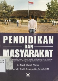 Pendidikan dan Masyarakat